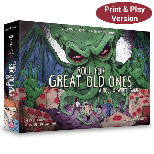 Roll For Great Old Ones - A Roll & Write Game (English) (Print & Play)